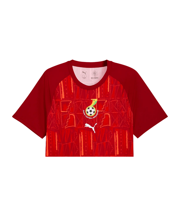 PUMA GFA Ghana Warm Up Trikot Rot F06