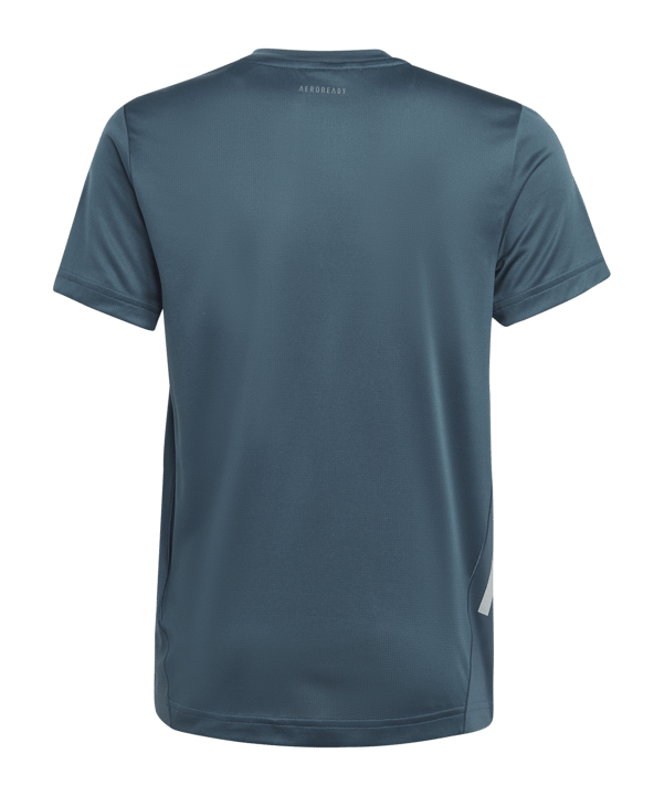 adidas Aeroready 3-Stripes T-Shirt Kids Türkis - tuerkis