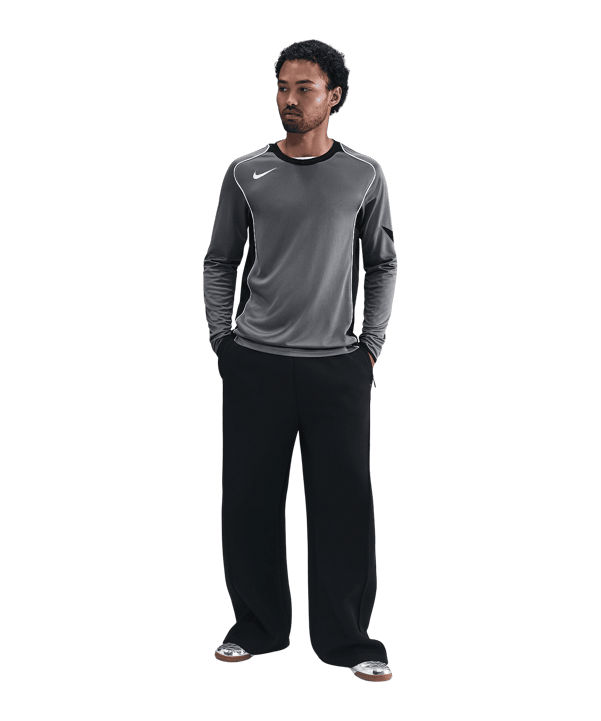 Nike Dri-Fit T90 Longsleeve Sweatshirt Grau F064 - grau