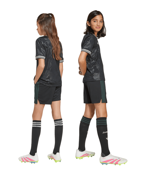 adidas Juventus Turin Short 3rd 2025/2026 Kids Schwarz - schwarz