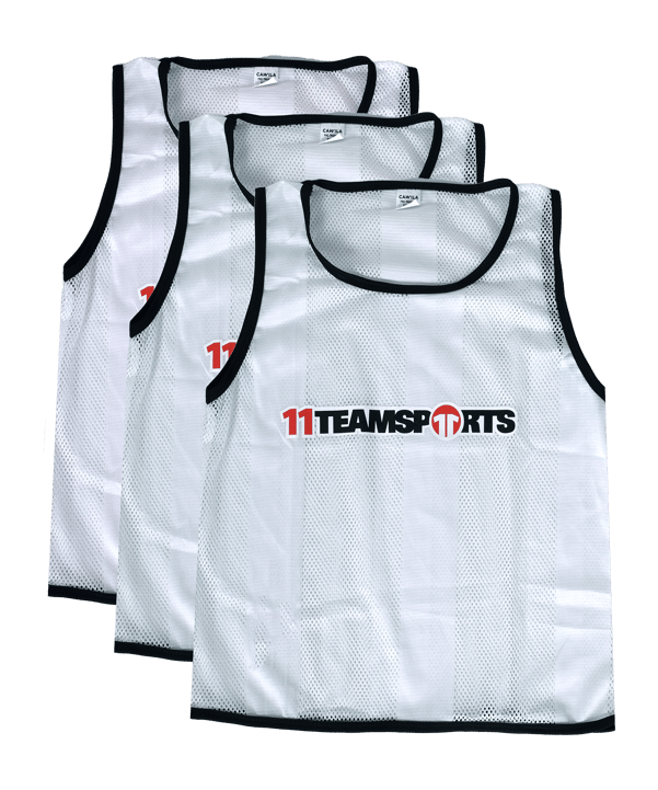 Cawila Trainingsleibchen 11TS 3er Set Weiss - weiss