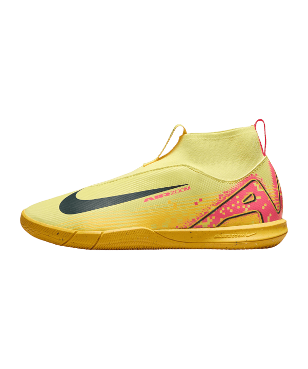 Nike Jr Air Zoom Mercurial Superfly X Academy IN  Mbappe Signature Kids Orange Blau F800 - orange