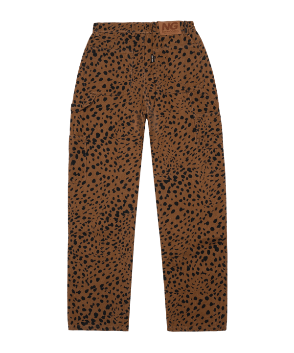Noon Goons Go Leopard Denim Hose Braun - braun