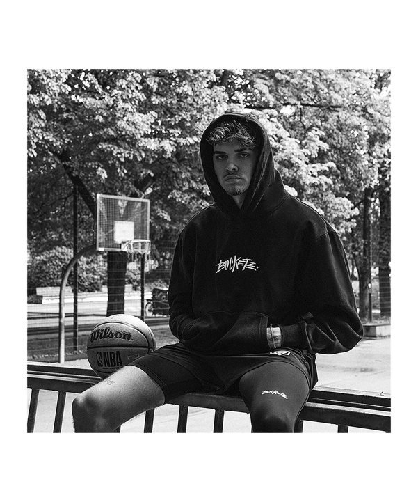 Bucketz b Hoody Schwarz - schwarz