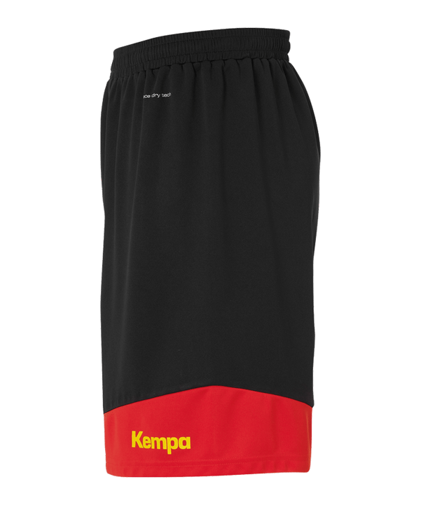 Kempa Ekotion 2.0 Korte Broek Zwart Rood Geel F09 - zwart