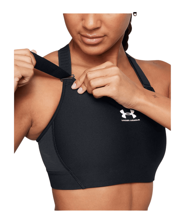 Under Armour HeatGear High Reggiseno sportivo Donna Nero C002 - nero