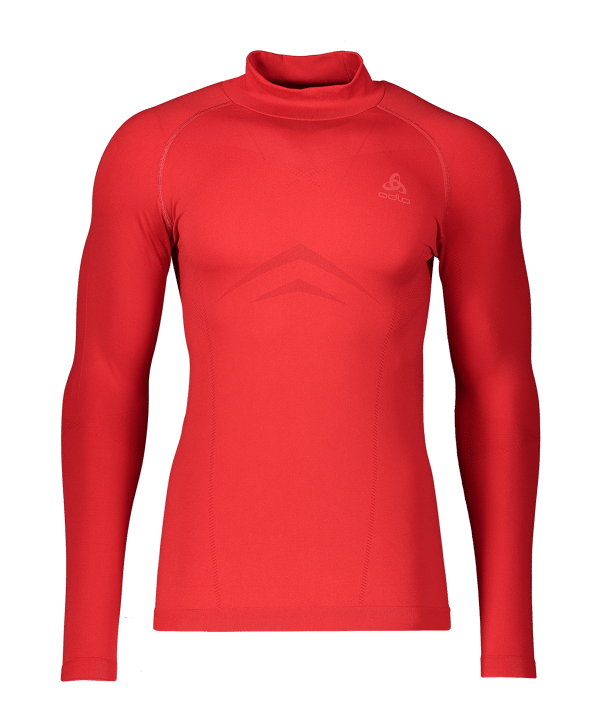 Odlo Performance Fundamentals Light Turtle Neck Underwear Shirt Rot - rot
