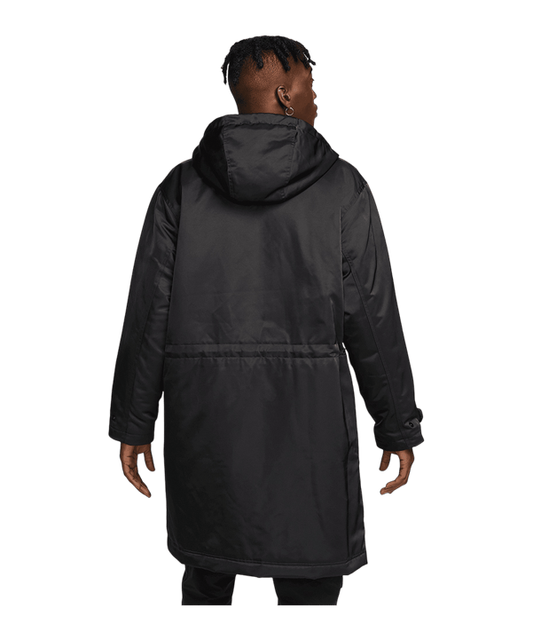 Nike Club Stadium Parka Jacke Schwarz F010 - schwarz