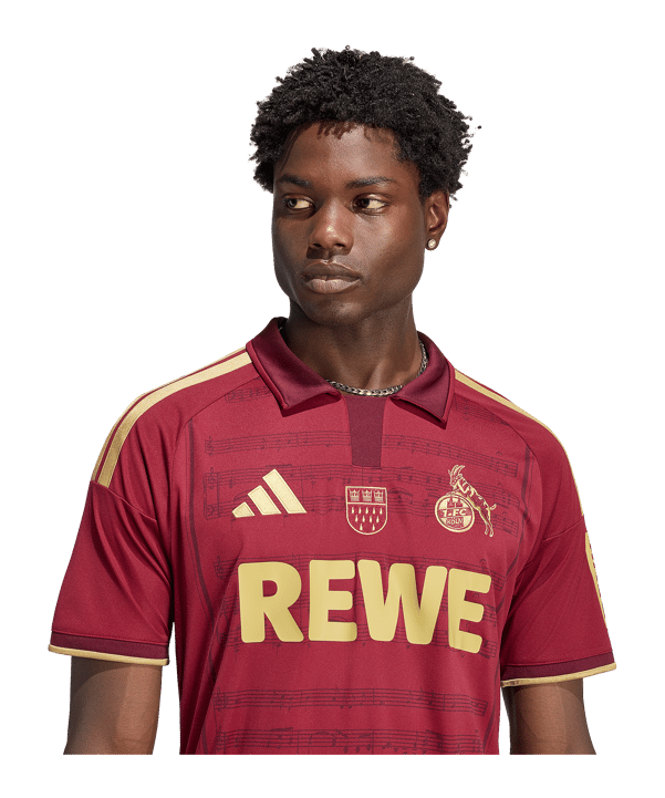 adidas 1. FC Köln Ostermann Trikot Rot - rot