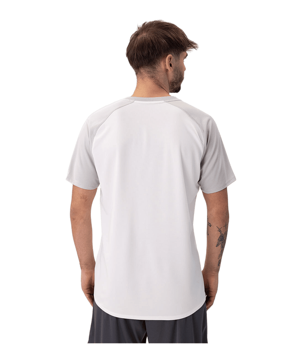 JAKO Iconic T-Shirt Weiss Grau F016 - weiss