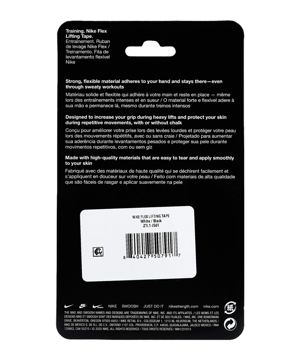 Nike Flex Lifting Tape Weiß Fjs01 - weiss