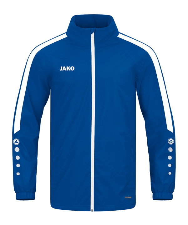 JAKO Power Allwetterjacke Blau Weiss F400 - blau