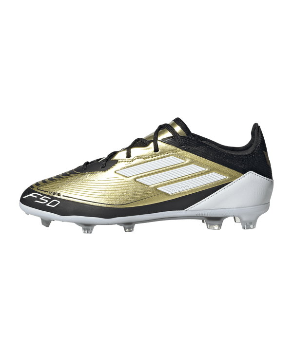 adidas F50 Elite FG Messi Triunfo Dorado Kids Gold Weiss - gold