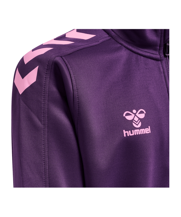 Hummel hmlCORE XK HalfZip Sweatshirt Kids F3443 - lila