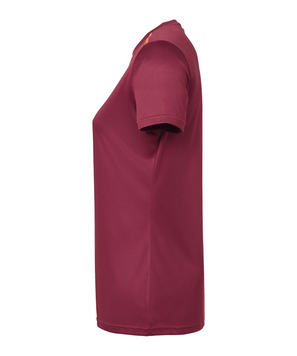 Kempa Poly T-Shirt Damen Dunkelrot F11 - rot