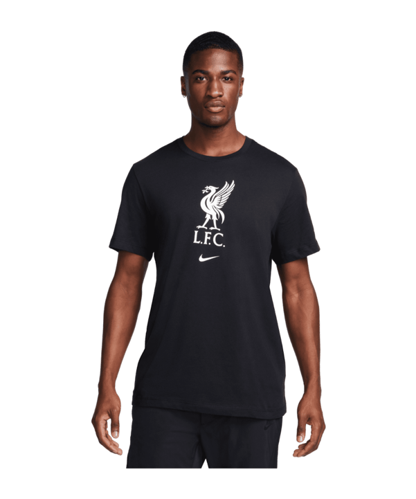 Nike FC Liverpool Crest T-Shirt Schwarz F014 - schwarz