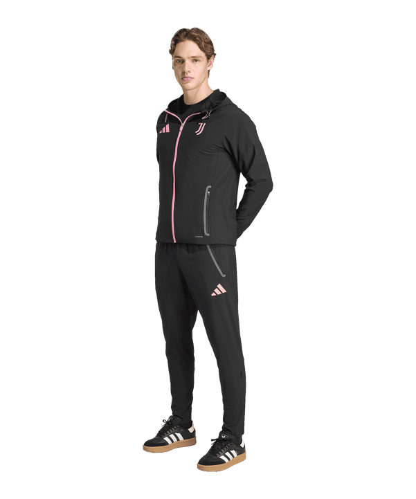 adidas Juventus Turin Vis Tech Travel Jogginghose Schwarz - schwarz