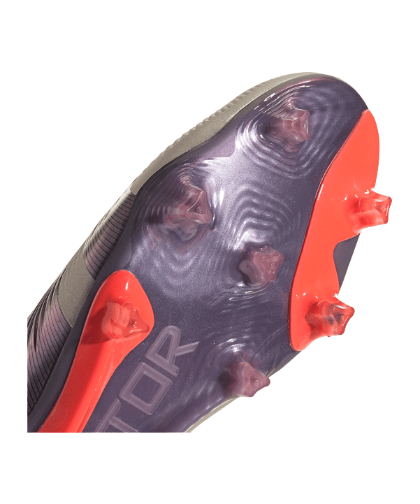 adidas Predator Elite LL FG Vivid Horizon Grau Pink - grau