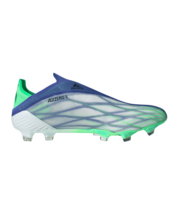 adidas X Speedflow+ Adizero FG Weiss Lila Grün - weiss