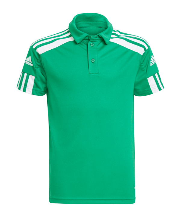 adidas Squadra 21 Poloshirt Kids Grün Weiss - gruen