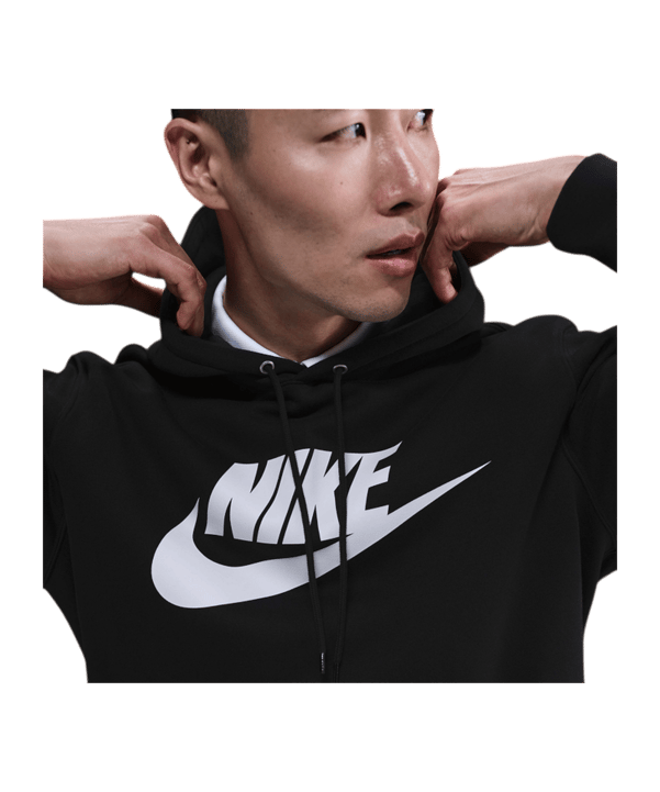 Nike Club Hoody Schwarz - schwarz