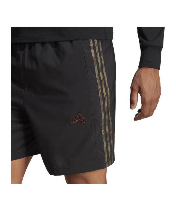 adidas AEROREADY Essentials Chelsea 3-Stripes Shorts Black - schwarz