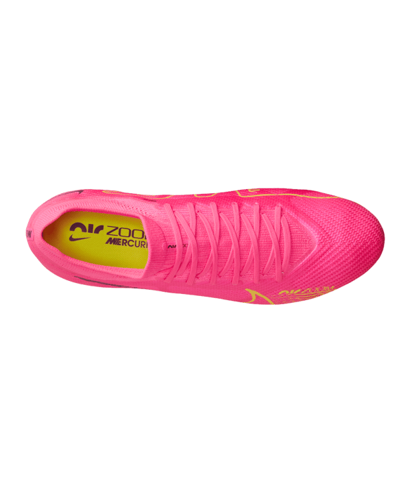 Nike Air Zoom Mercurial Vapor XV Pro FG Luminous Pink Gelb F605 - rosa