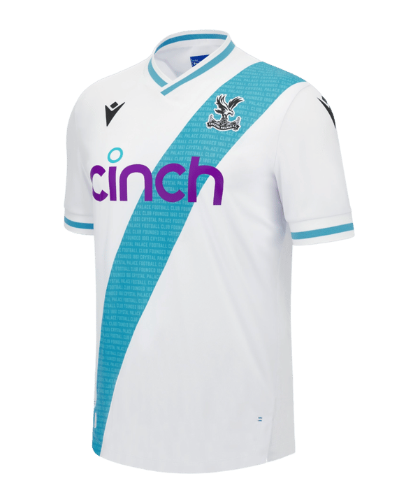 Macron Crystal Palace Trikot Away 2023/2024 Weiss - weiss