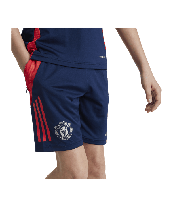 adidas Manchester United Short Kids Blau - blau