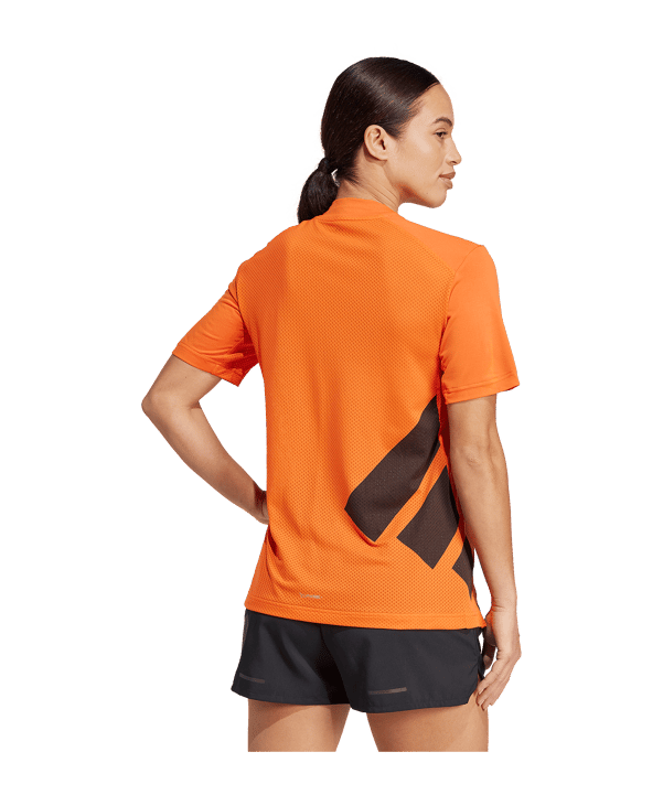 adidas T-Shirt Damen Orange - orange