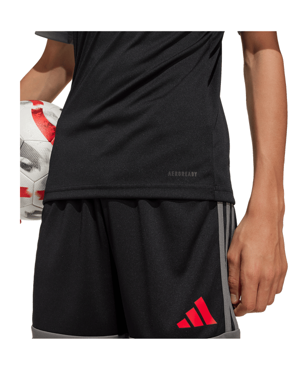 adidas Squadra 25 Trikot Kids Schwarz