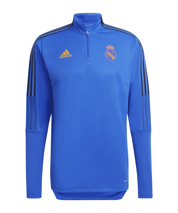 adidas Real Madrid HalfZip Sweatshirt Blau - blau