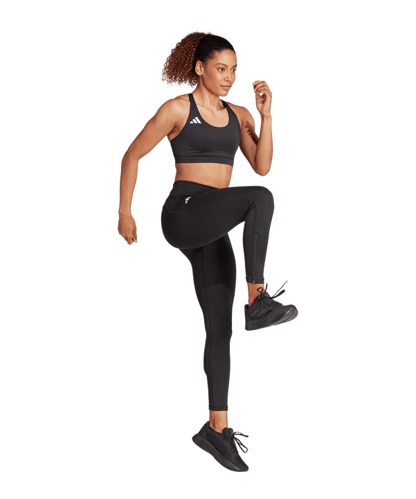 adidas Leggings Damen Schwarz - schwarz