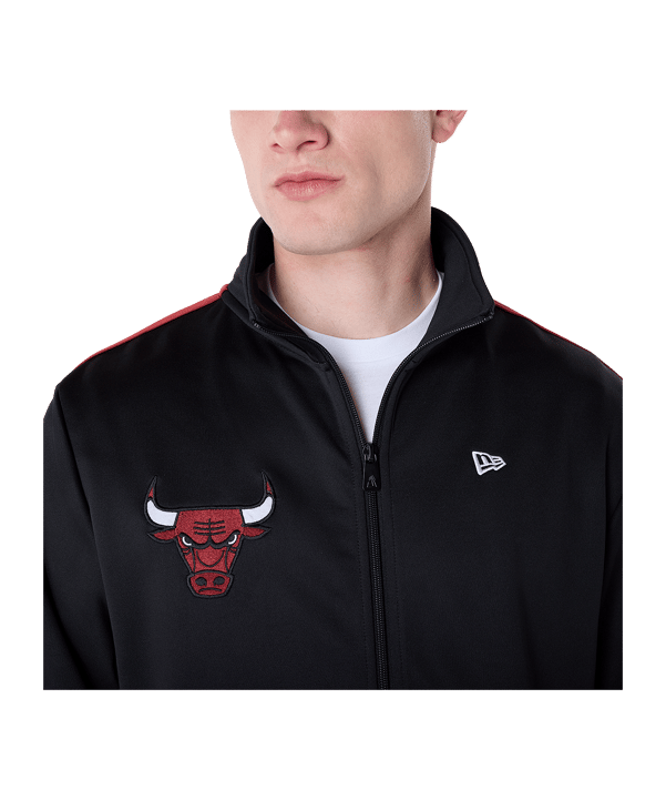 New Era NBA Chicago Bulls Trainingsjacke Schwarz - schwarz
