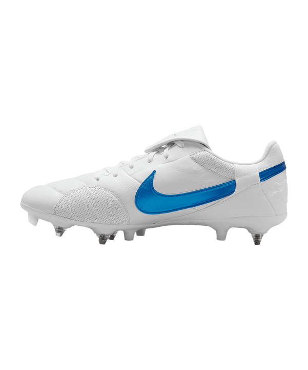 Nike Premier III SG-Pro AC Weiss Blau F100 - weiss