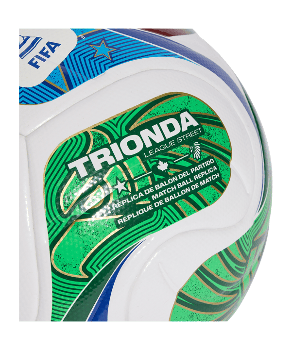 adidas Trionda League Street Trainingsball WM 2026 Weiß - weiss