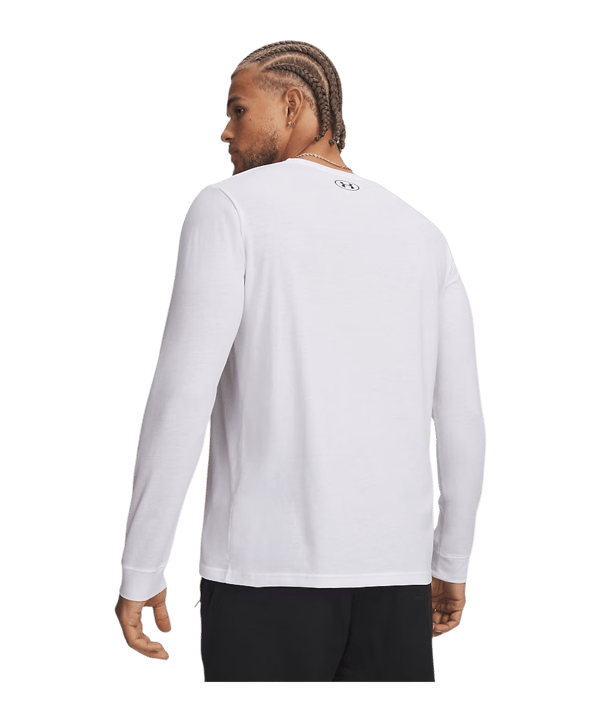 Under Armour Sportstyle Manica Lunga Bianco C100 - bianco