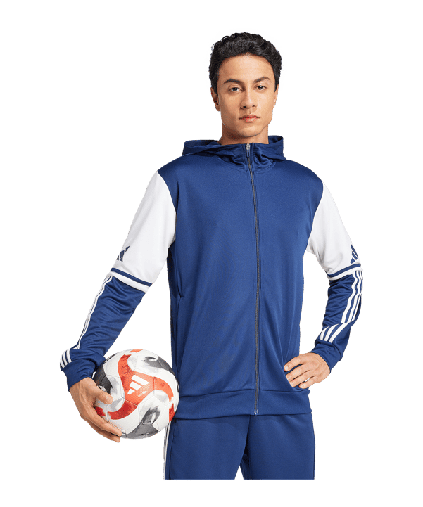 adidas Squadra 25 Kapuzenjacke Blau - blau