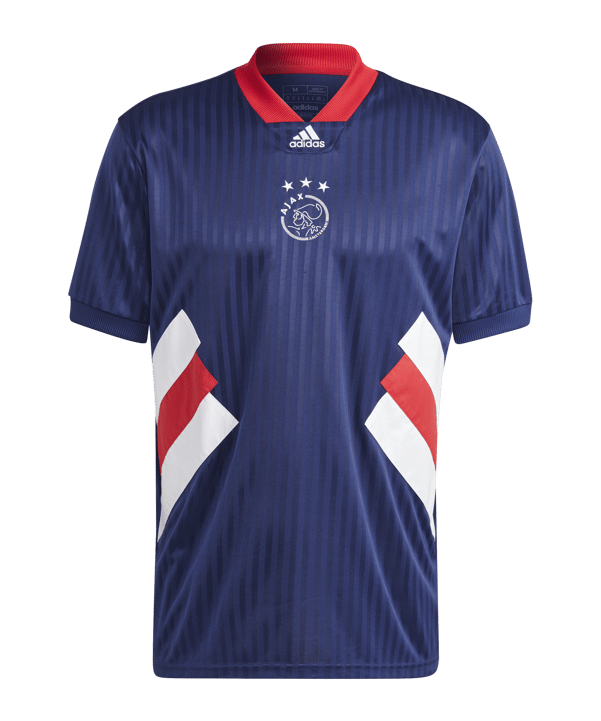 adidas Ajax Amsterdam Icon Trikot Blau - blau