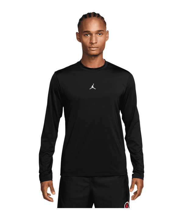 Jordan Sport Essential Longsleeve T-Shirt Schwarz F010 - schwarz