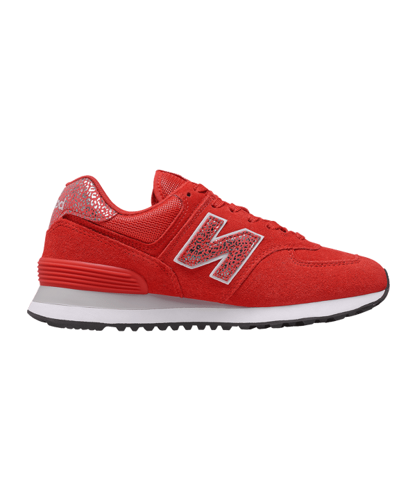 New Balance 574 Damen Rot Weiss FAR2 - rot