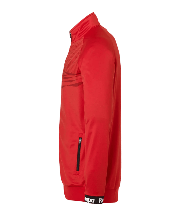 Kempa Wave 26 Poly Kids Trainingsjacke Rot F04 - rot
