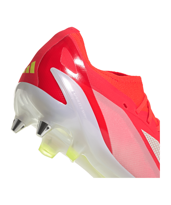 adidas X Crazyfast Elite SG Energy Citrus Rot Weiss Gelb - rot