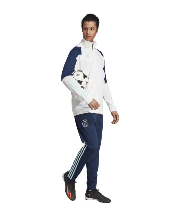 adidas Ajax Amsterdam Trainingsanzug Weiss - weiss