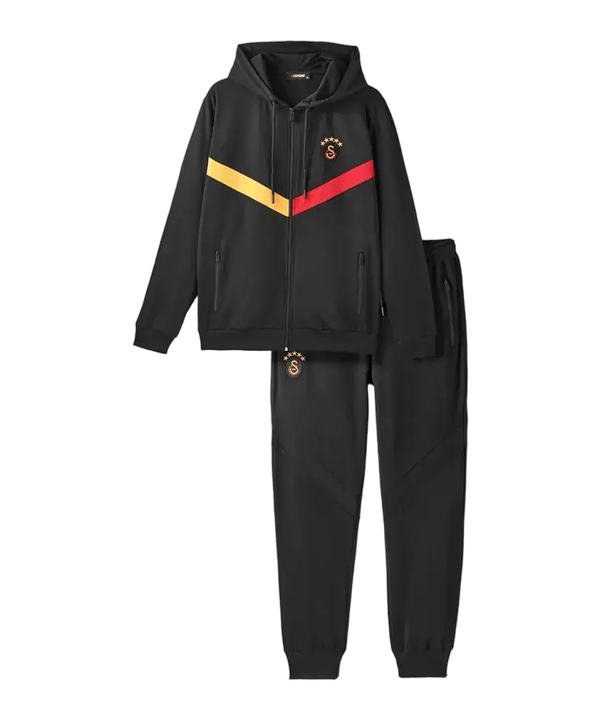 Galatasaray Istanbul Trainingsanzug Schwarz - schwarz