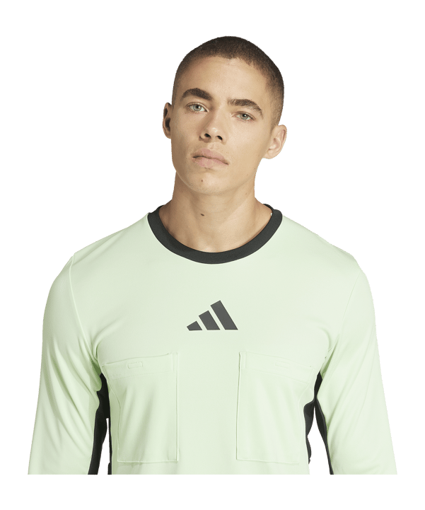 adidas Referee 24 Schiedsrichtertrikot langarm Grün - gruen
