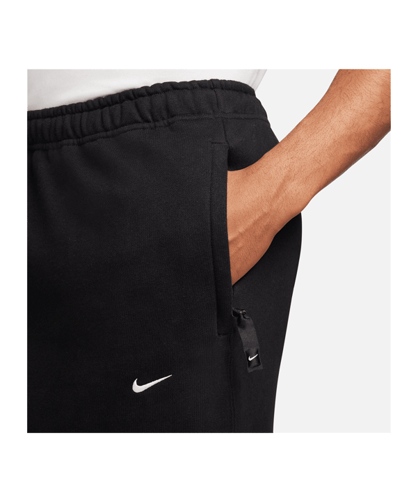Nike Fleece Solo Swoosh Jogginghose Schwarz F010 - schwarz