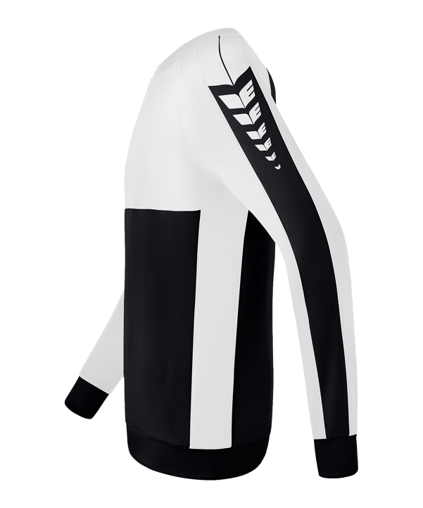 Erima Six Wings Sweatshirt Kids Schwarz Weiss - schwarz