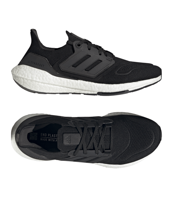 adidas Ultraboost 22 Running Schwarz Weiss - schwarz
