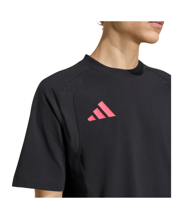 adidas Tiro Travel T-Shirt Schwarz